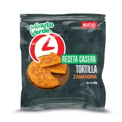 MINUTO VERDE - Tortilla de Zanahoria Congelada Minuto Verde 350 g