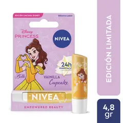 NIVEA - Bálsamo Labial Disney Bella Vainilla Cupcake Nivea 4.8 g