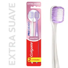 COLGATE - Pack Cepillos Dentales Procuidado Sensitive Colgate 2 un