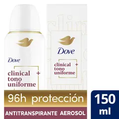 DOVE - Desodorante Spray Dove Clinical Tono Uniforme 150 ml