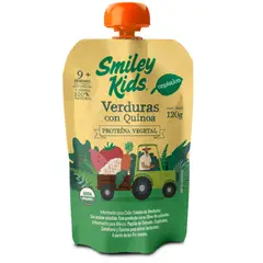 SMILEY KIDS - Alimento Orgánico Smiley Kids Verduras con Quinoa 120 gr