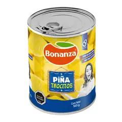 BONANZA - Piña en Trocitos Bonanza 565 g