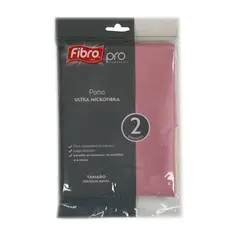 FIBRO - Pack Paños Microfibra Ultra Fibro 2 Un