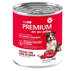 VITALCAN - Alimento Húmedo para Perros Premium Carne Lata Vitalcan 340 g