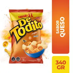 EVERCRISP - Snack Detodito XL Sabor Queso Evercrisp 340 gr