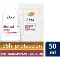 DOVE - Desodorante Roll On Dove Clinical Tono Uniforme 50 ml