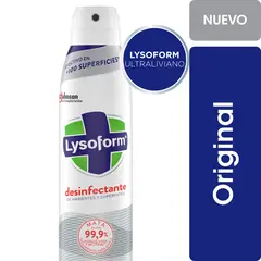 LYSOFORM - Desinfectante Aerosol de Ambientes Lysoform Original 315 ml