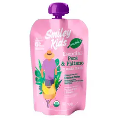 SMILEY KIDS - Compota Orgánico Smiley Kids Pera Plátano 90 gr
