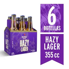 ROYAL - Pack Cervezas Royal Guard Hazy Lager 5° 6 x 355 cc