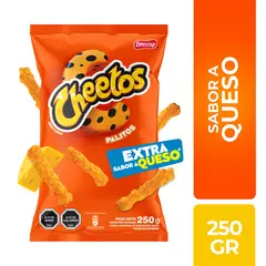 CHEETOS - Snack Cheetos Palitos Extra Queso 250 gr