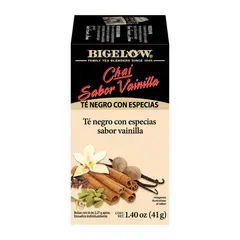 BIGELOW - Té Negro Chai Vainilla Bigelow 18 Bolsitas