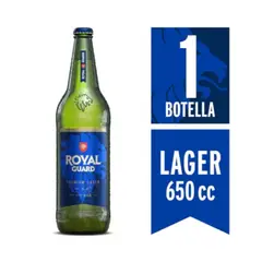 ROYAL GUARD - Cerveza Royal Guard Lager 5° 650 cc