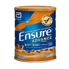 ENSURE ADVANCE - Alimento Nutricional en Polvo Ensure Advance Sabor Café 850 g