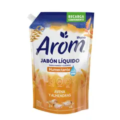 AROM - Jabón Líquido Avena y Almendras Doypack Arom 750 ml