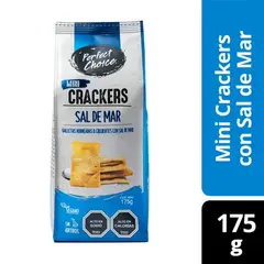 PERFECT CHOICE - Galletas Mini Crackers con Sal de Mar Perfect Choice 175 g