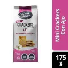 PERFECT CHOICE - Galletas Mini Crackers con Ajo Perfect Choice 175 g