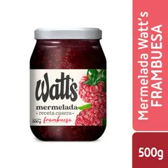 WATTS - Mermelada Watts Frambuesa Receta Casera 500 g
