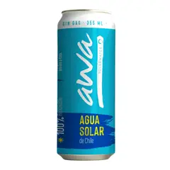 AWA SOLAR - Agua sin Gas Solarwater Lata Awa Solar 355 ml