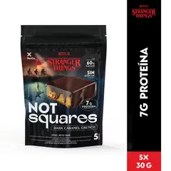 NOT SQUARES - Barras de Proteínas Not Squares Stranger Things Dark Caramel Crunch 150 g