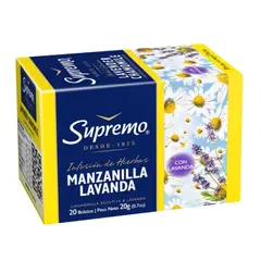 SUPREMO - Hierba de Manzanilla Lavanda Supremo 20 Un