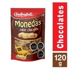 AMBROSOLI - Monedas Chocolate de Leche Ambrosoli 120 gr