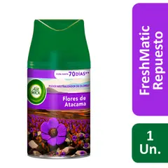 AIR WICK - Repuesto Desodorante Ambiental Freshmatic Flores de Atacama Air Wick 250 ml