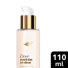 DOVE - Tratamiento Capilar Sin Enjuague Nutrición + Tri-Óleos 110 ml