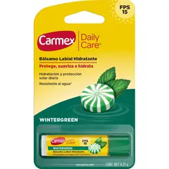 CARMEX - Bálsamo Labial Barra Carmex Wintergreen FPS 15 4.25 gr