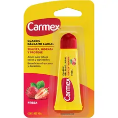 CARMEX - Bálsamo Labial Tubo Carmex Fresa 10 gr