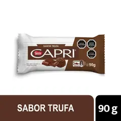 CAPRI - Chocolate en Barra Capri Relleno Sabor Trufa 90 g