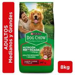 DOG CHOW - Alimento para Perro Adulto Nutrición Reforzada Dog Chow 8 Kg
