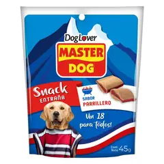 MASTER DOG - Snack Entraña para Perros Master Dog Sabor Parrillero 45 gr