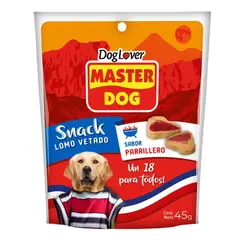 MASTER DOG - Snack Lomo Vetado para Perros Master Dog Sabor Parrillero 45 gr