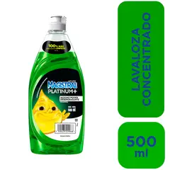 MAGISTRAL - Lavalozas Magistral Platinum Concentrado Limón Verde 500 ml