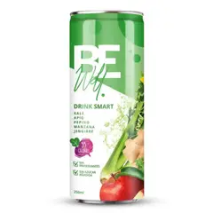 BE WELL - Jugo Green Vitality Kale, Apio, Pepino, Manzana y Jengibre Be Well 250 ml
