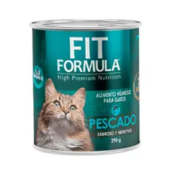 FIT FORMULA - Alimento Húmedo para Gatos Pescado Lata Fit Fórmula 290 g