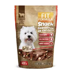 FIT FORMULA - Snack para Perros Costillitas de Cordero Fit Fórmula 400 g