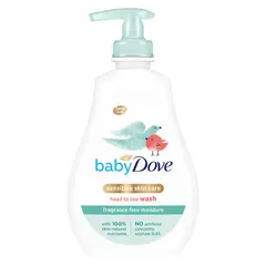 DOVE - Jabón de Bebé Libre de Fragancias Dove 400 ml
