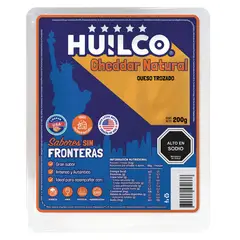 HUILCO - Queso Cheddar Natural Trozo Huilco 200 g