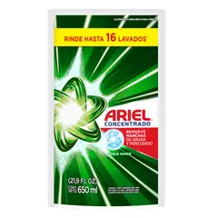 ARIEL - Detergente Líquido Ariel Pouch 650 ml