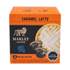 MARLEY COFFEE - Cápsulas de Café Caramel Latte Talk in Blues Marley Coffee 10 Un