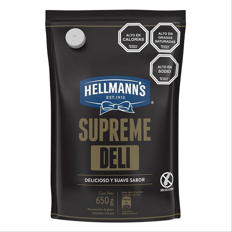 Mayonesa Hellmann's Deli Supreme Doypack 650 g