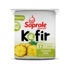 SOPROLE - Yoghurt Kefir Trozos de Piña Soprole 120 g