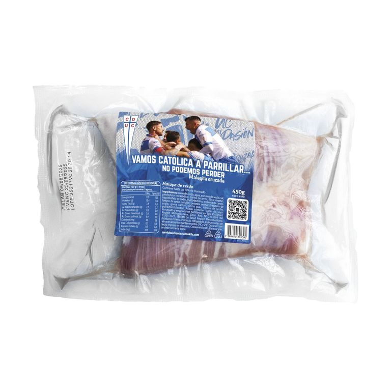 Malayita de Cerdo Cruzada UC Refrigerada 450 g - Tottus - $6.590