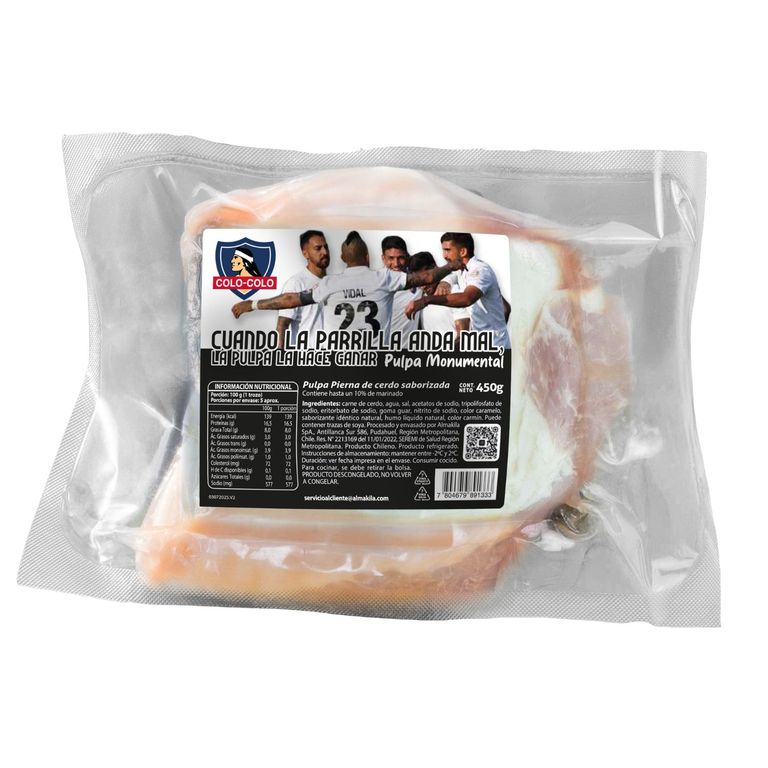 Pulpa Pierna de Cerdo Monumental Colo-Colo Refrigerada 450 g - Tottus - $3.790
