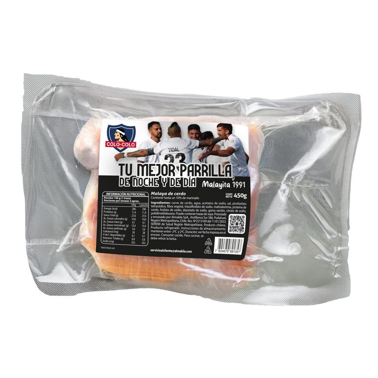 Malayita de Cerdo 1991 Colo-Colo Refrigerada 450 g - Tottus - $6.590