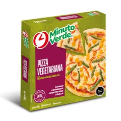 MINUTO VERDE - Pizza Vegetariana Congelada Minuto Verde 650 g