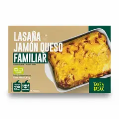 TAKE A BREAK - Lasagña Jamón y Queso Congelada Take a Break 1.4 Kg