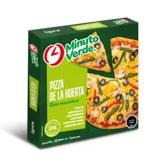 MINUTO VERDE - Pizza de la Huerta Congelada Minuto Verde 675 g