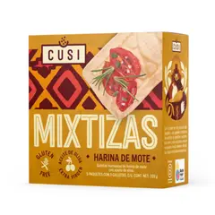 CUSI - Galletas Crackers Mixtizas Mote Sin Gluten Cusi 105 g